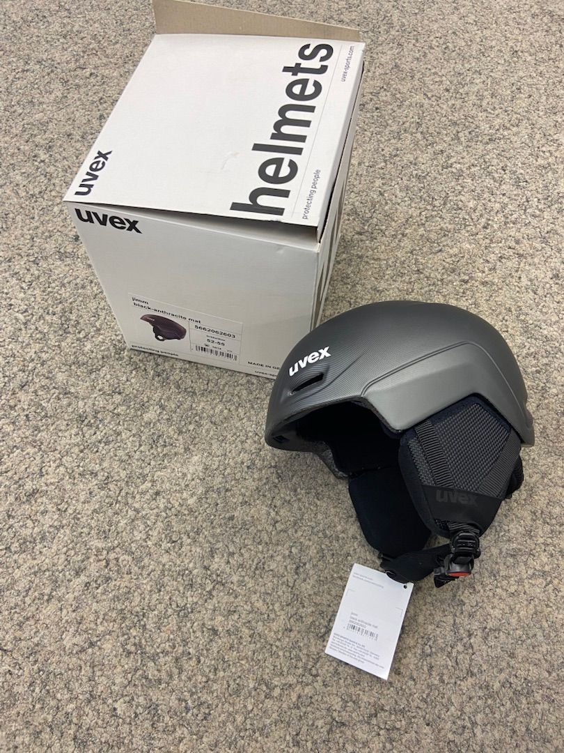 Skihelm jimm black-anthracite mat (x52-55 cm)