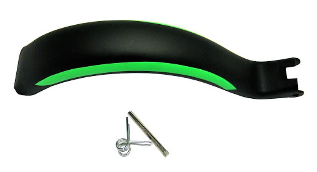 Hudora 1 Bremsblech inkl. Feder und Bolzen, schwarz/grün