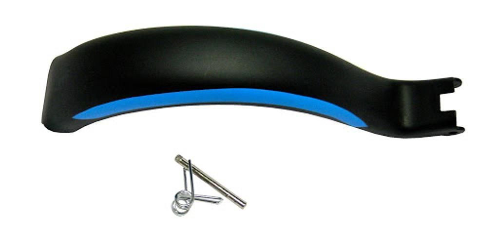 Hudora 1 Bremsblech inkl. Feder und Bolzen, schwarz/blau