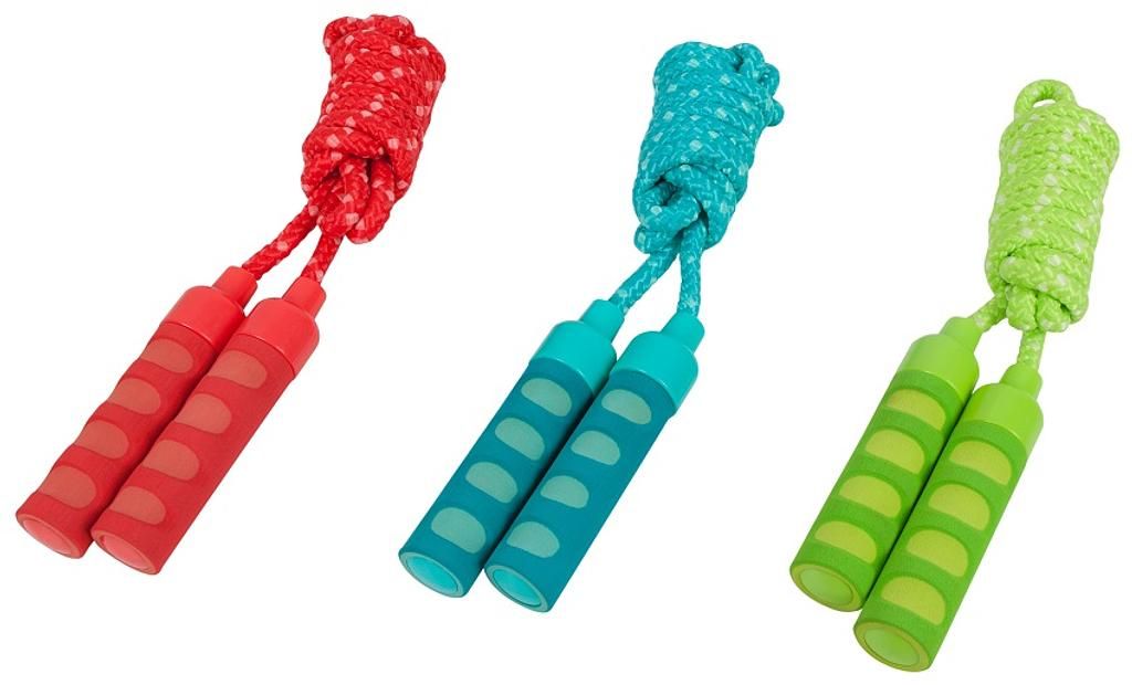 Hudora jump rope with soft handles