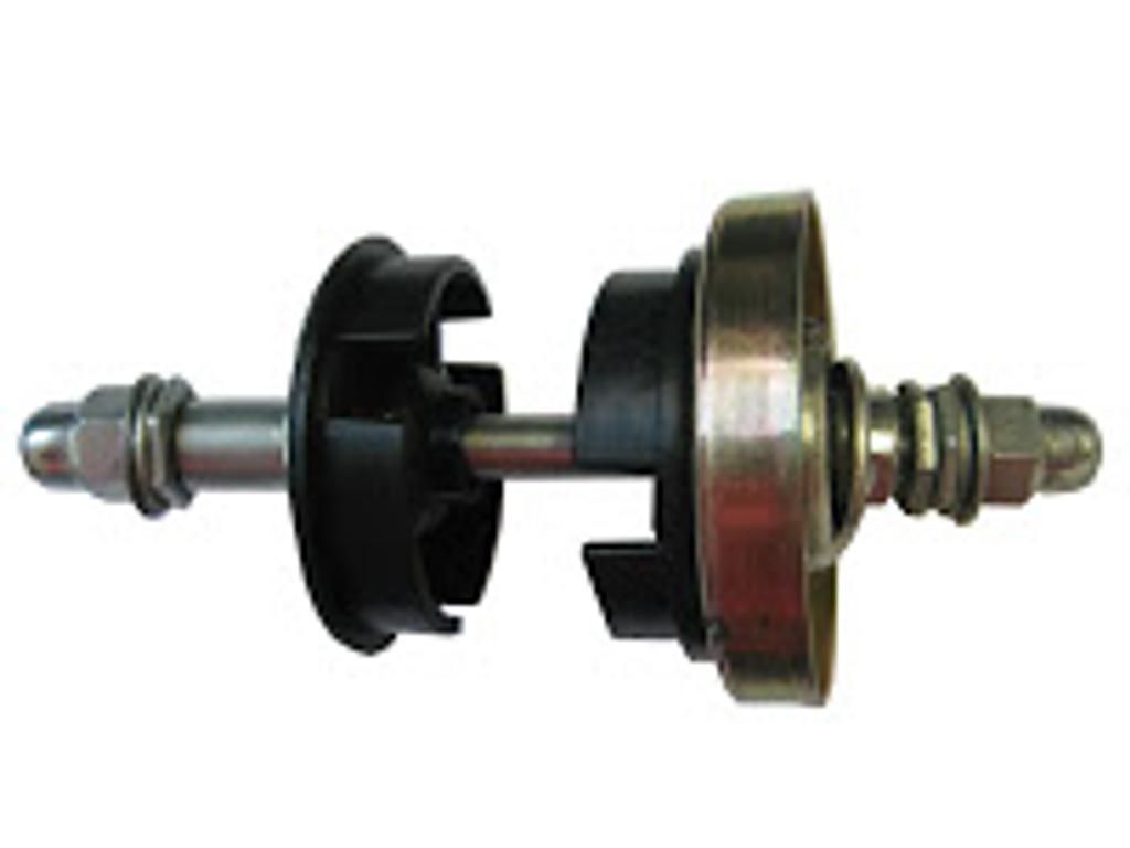 Hudora 1 wheel axle with brake mount for balance bike/roller (WB)