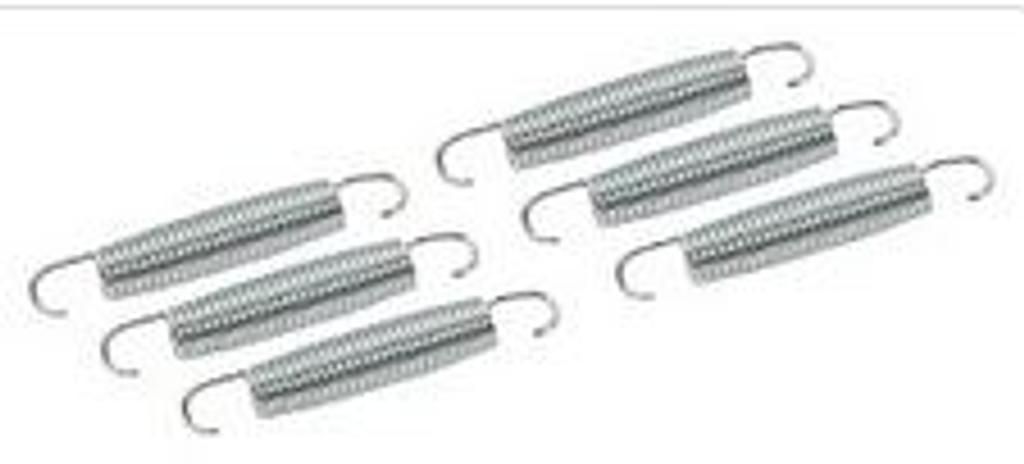 Hudora 6 replacement springs for garden trampoline, 138 mm (EOL)