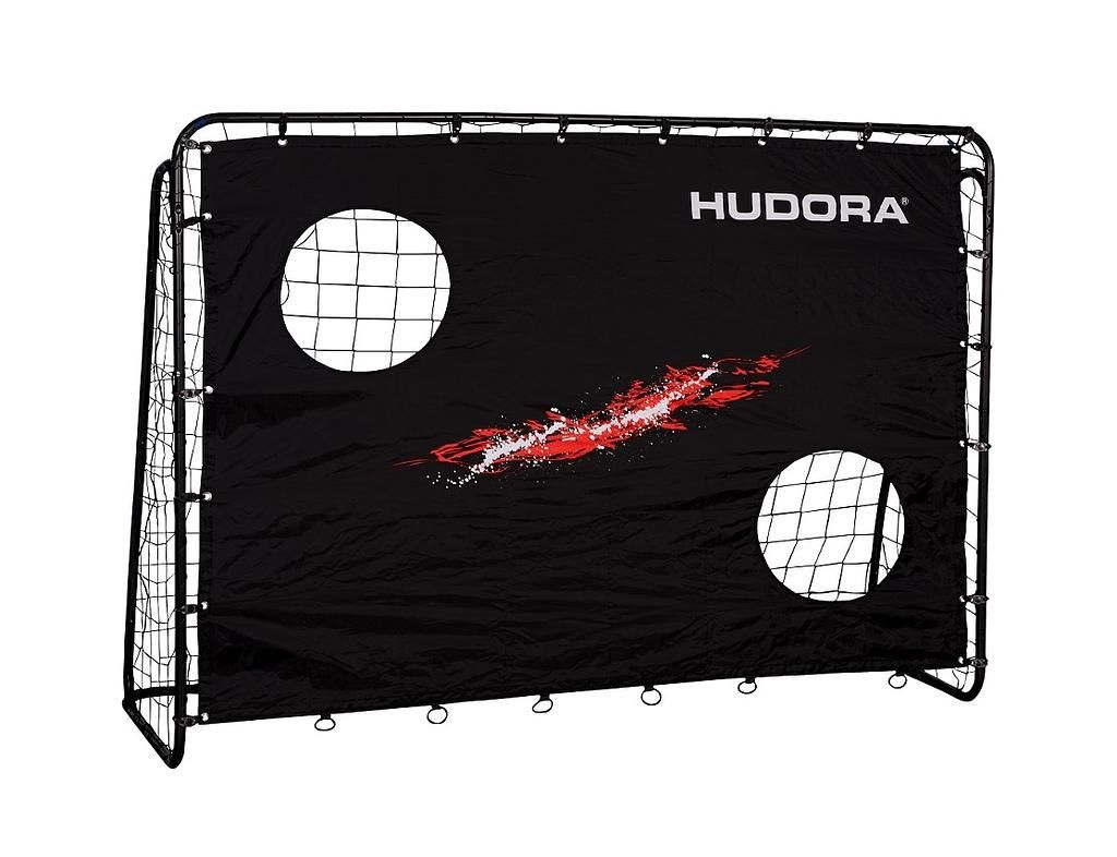 Hudora Football Goal Trainer with Target Wall