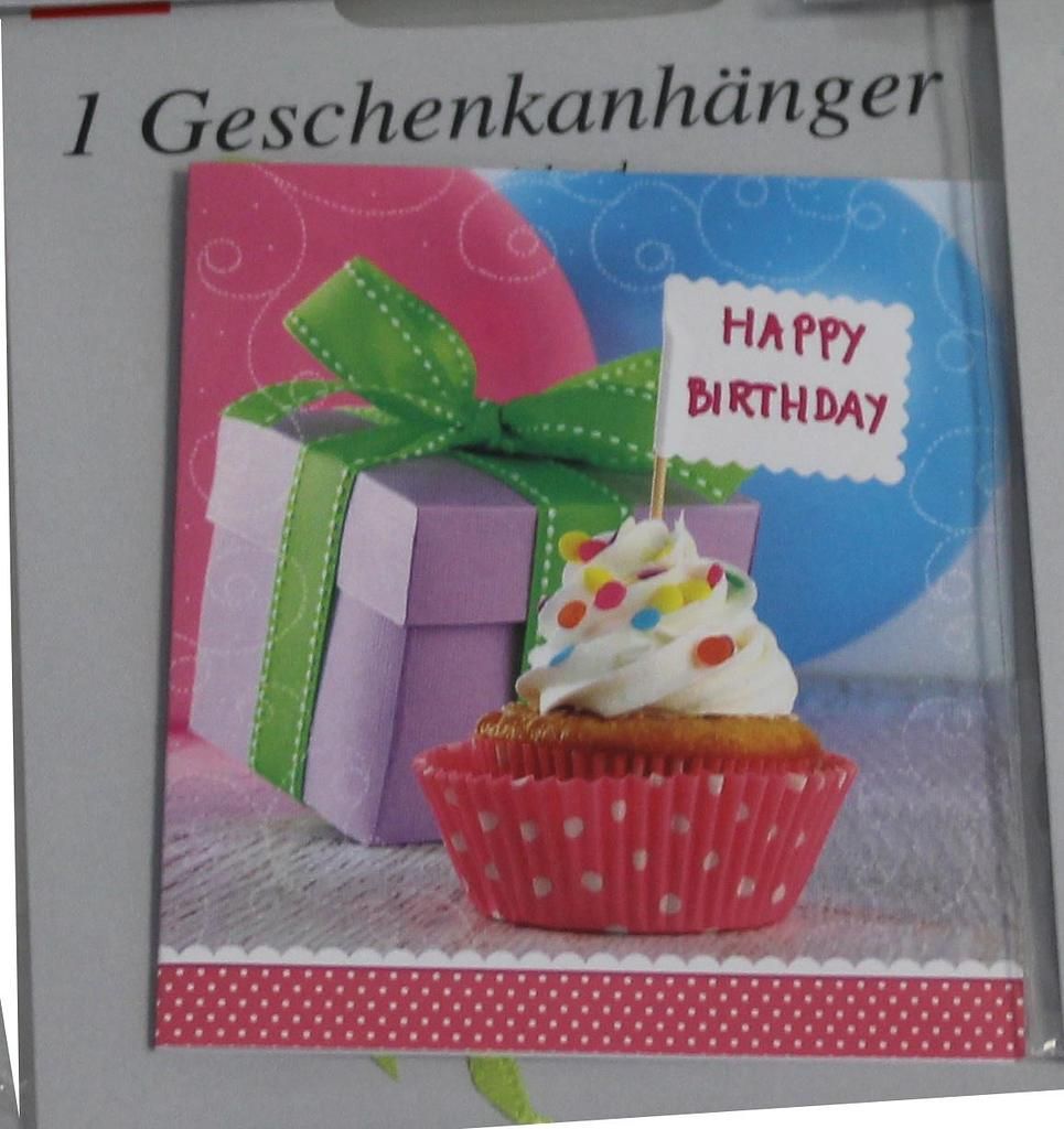 bsb Geschenkanhänger 1er "Muffin"