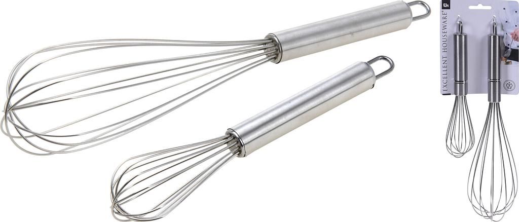 Excellent Houseware Whisk 2-Piece Set