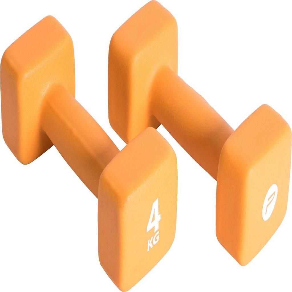 Pure2improve neoprene dumbbell set 2x4kg