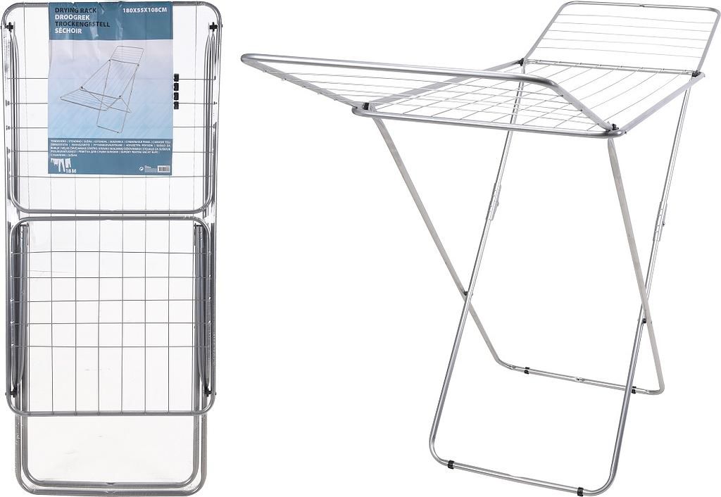 Excellent Houseware Metal Clothes Drying Rack, Foldable