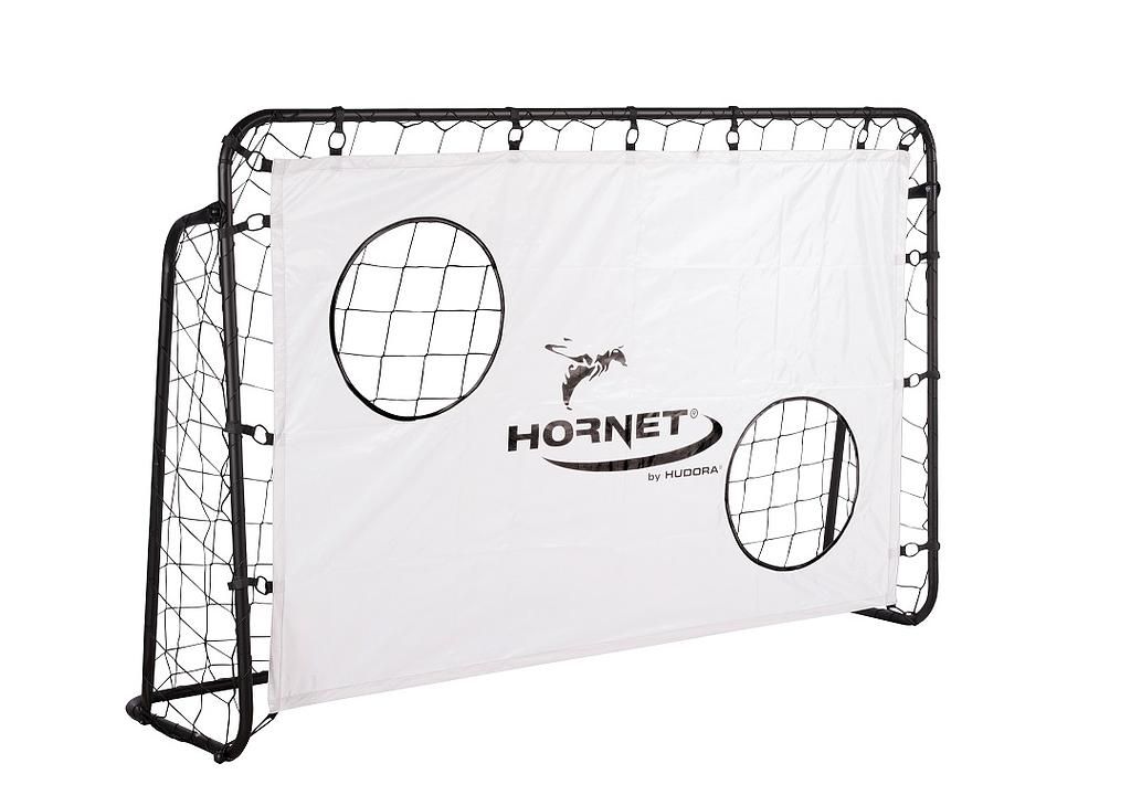 Hudora Hornet Football Goal 180 with Target Wall