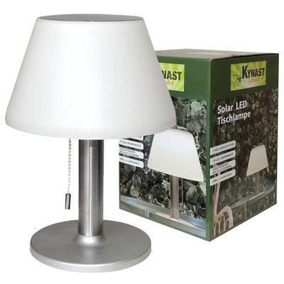 Kynast LED table lamp with solar panel