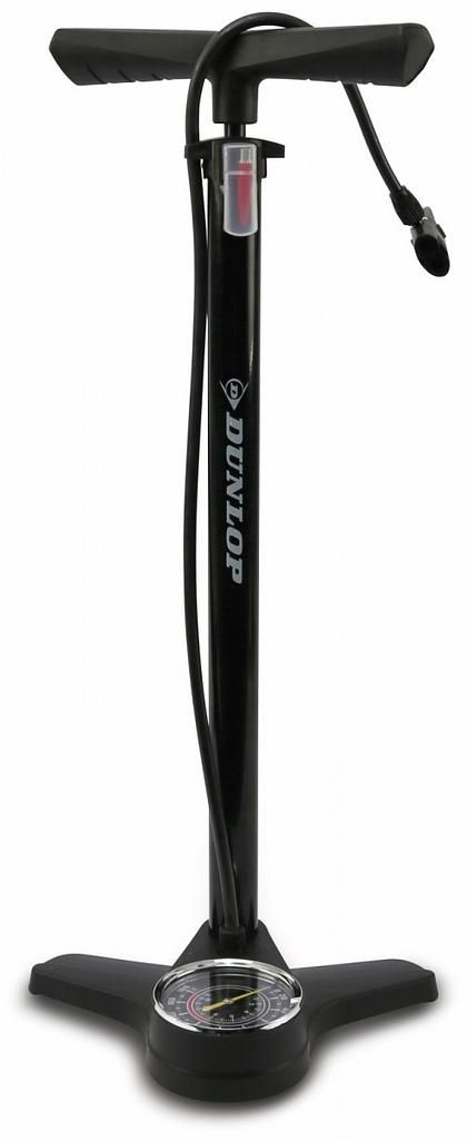 Dunlop floor air pump with pressure gauge