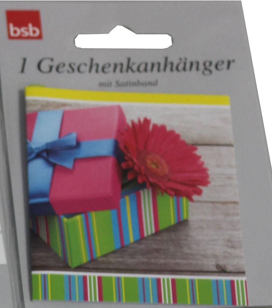 bsb Gift Tag 1 piece "Gift Box"