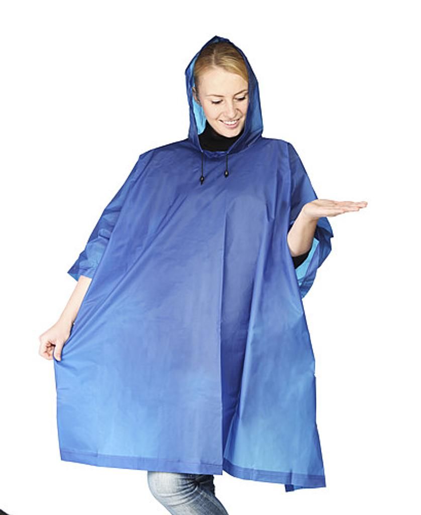 Lifetime poncho with hood