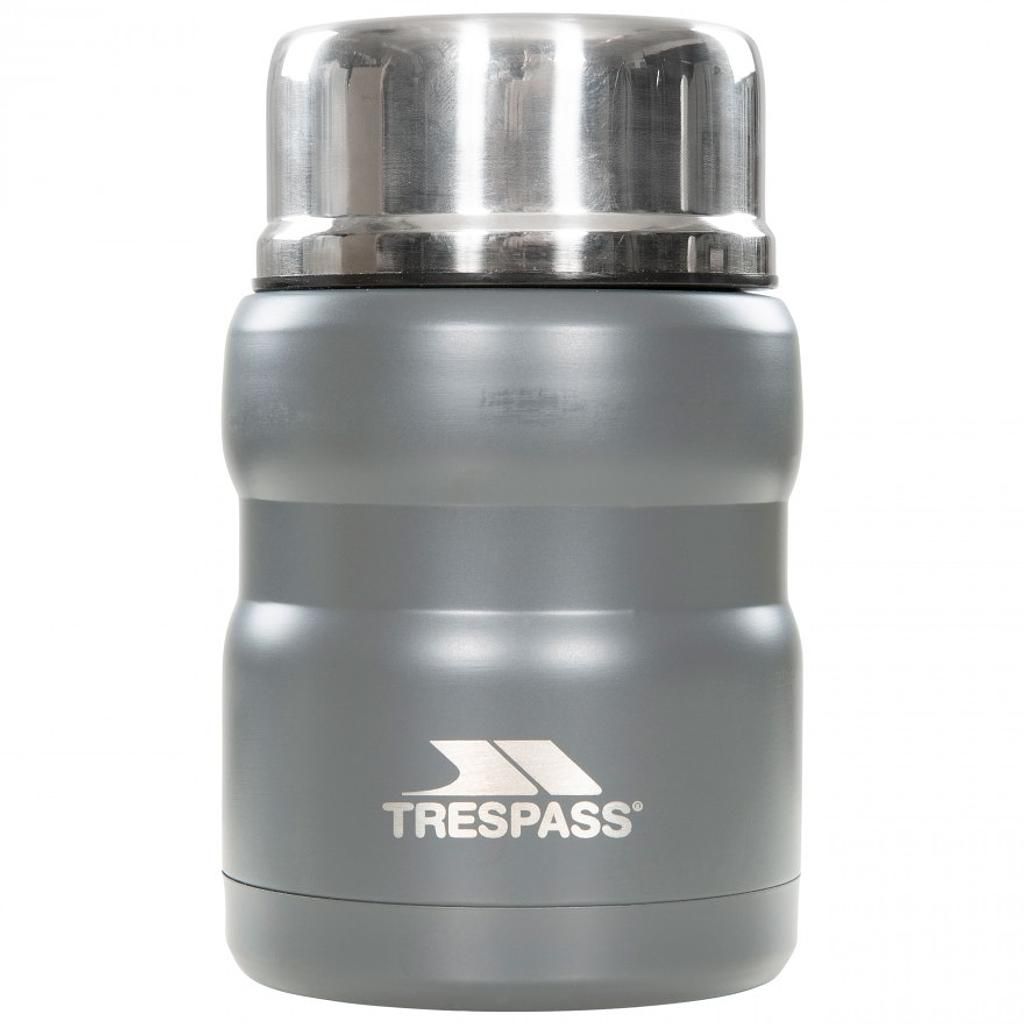 Trespass SCRAN - Stainless steel insulated bottle with spoon