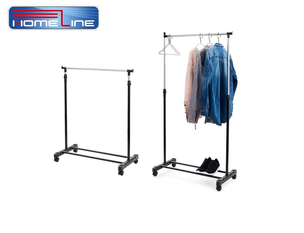 Homeline Roll Clothes Rack, Adjustable