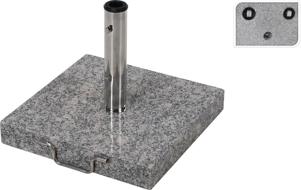 Pro Garden Roll parasol base made of granite 35kg