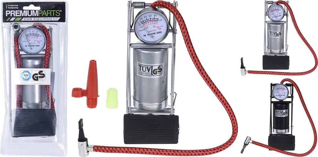 CHAMP universal foot pump 7 bar black