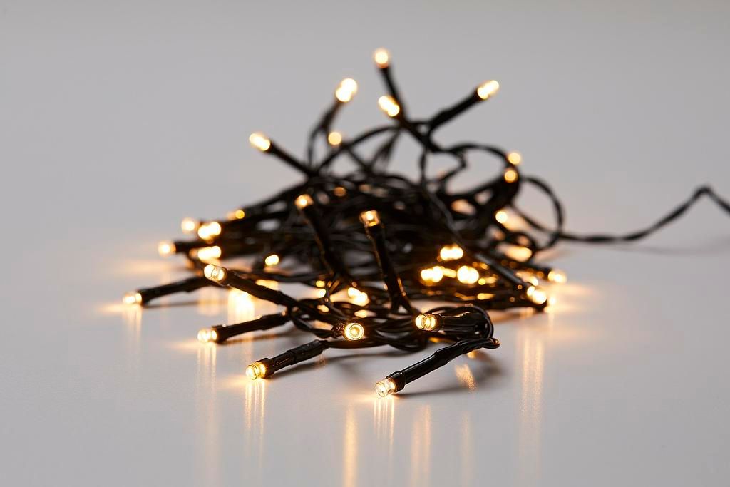 Christmas string lights, 96 LEDs with timer