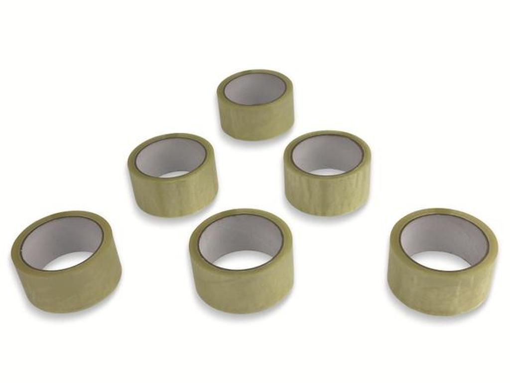 Kinzo packing tape, 6 pieces.
