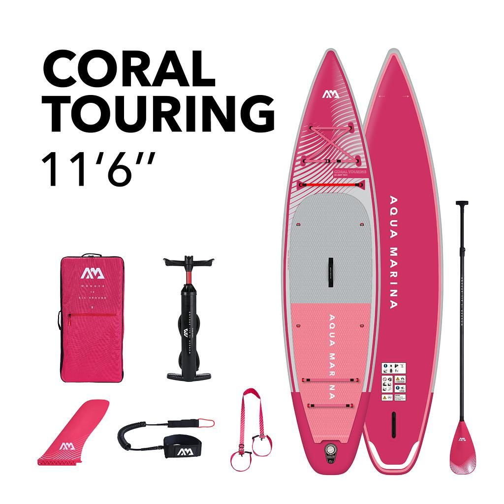 Aqua Marina Touring iSUP Coral Touring (Raspberry)