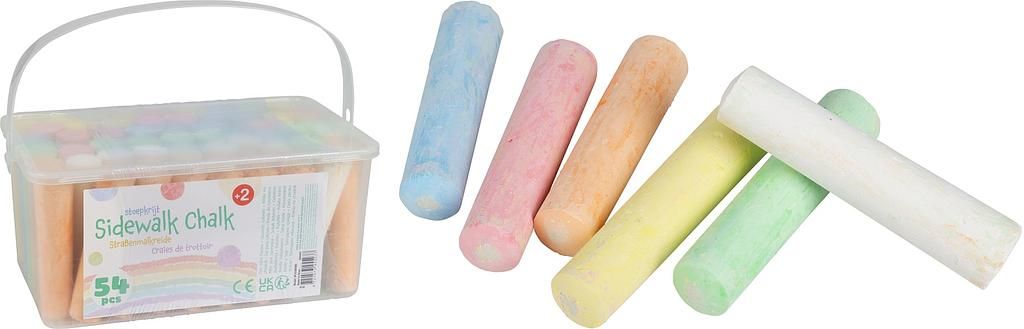 CHAMP Jumbo Street Chalk, 54 pieces