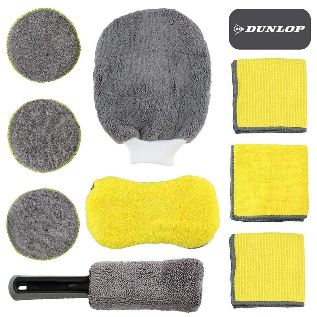 Dunlop Car Cleaning Set Microfiber 9pcs.