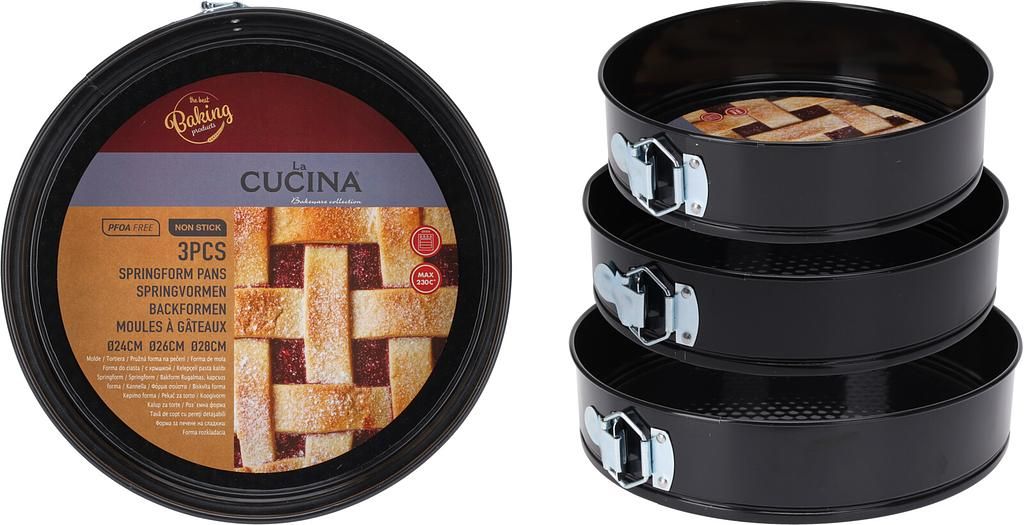 La Cucina springform pan set of 3 pieces.