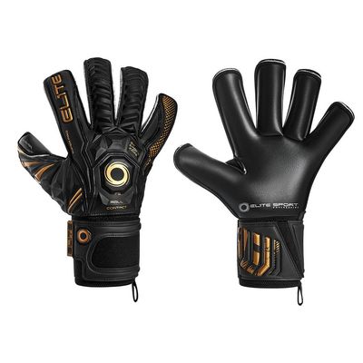 Elite Goalkeeper Gloves Black Real