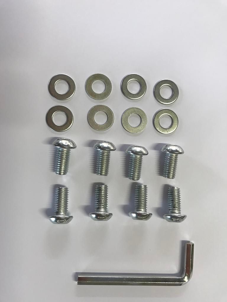 Hudora 1 screw set for football goals Expert