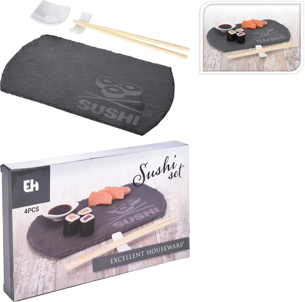 Excellent Houseware Sushi Set 4 pieces.