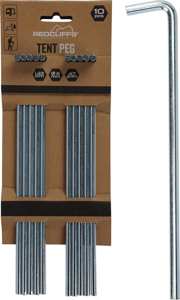 Redcliffs tent peg set of 10 pieces.