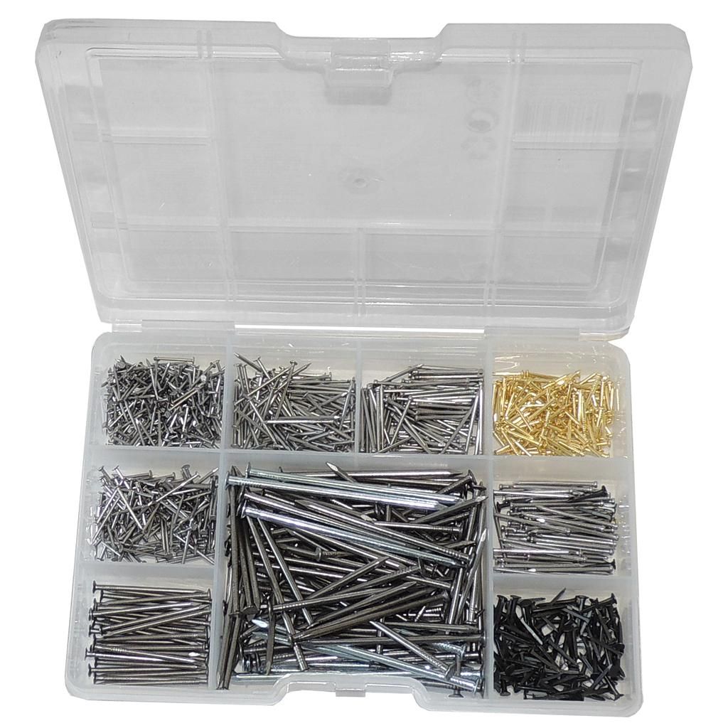 Kinzo Nägel und Stifte Sortiment 975 Stück