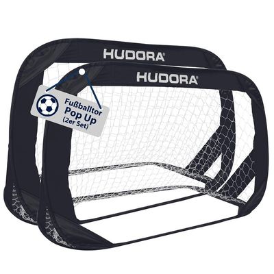 Buts de football pliables Hudora, lot de 2