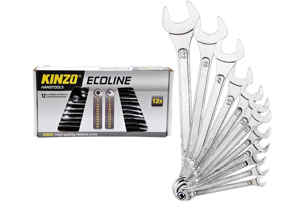 Kinzo wrench set, 12 pieces