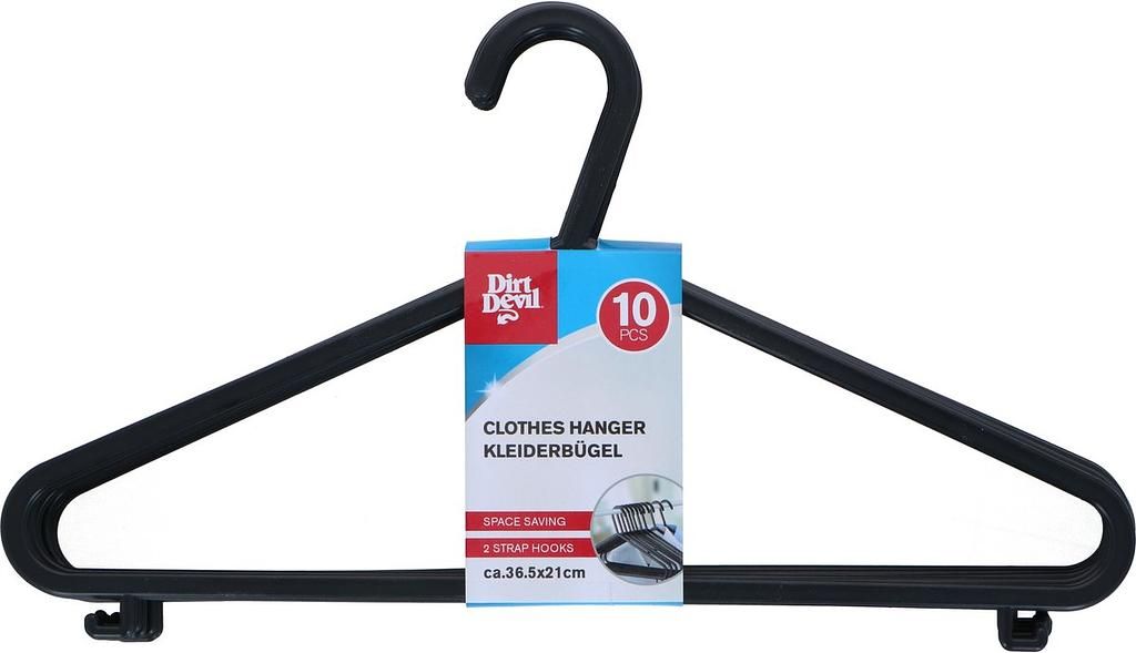 Dirt Devil Clothes Hangers, Set of 10