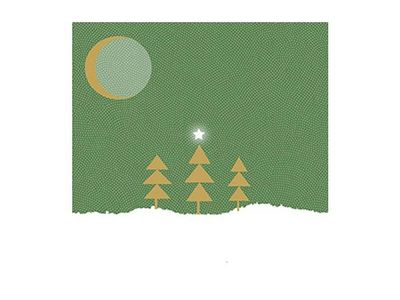 Braun&amp;Company Christmas Napkins "Christmas Trees"
