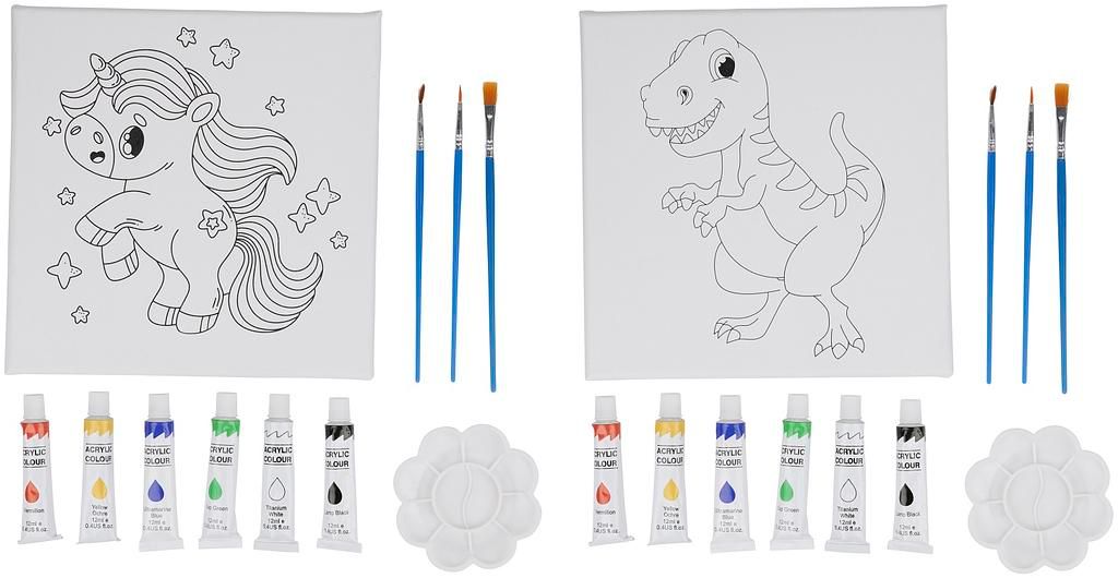 Creative Kids Painting Set with Canvas