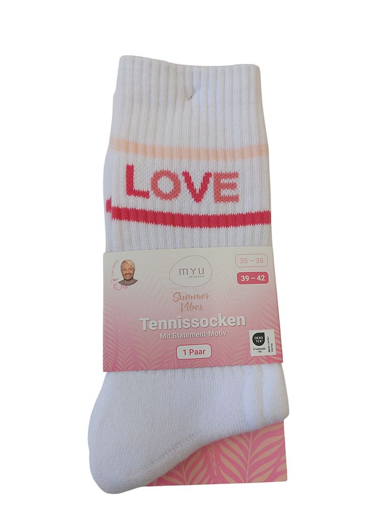MYU Tennis Socks "Love"