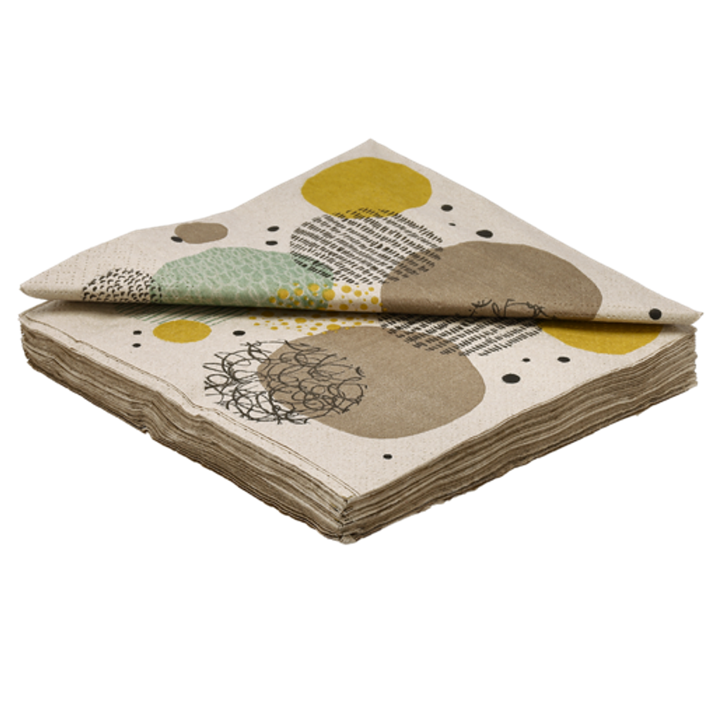 Braun&amp;Company Papierservietten "Himmlisches Muster"