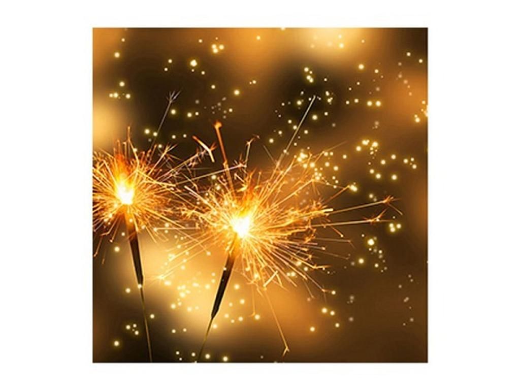 Braun&amp;Company Papierservietten "Wunderkerzen"