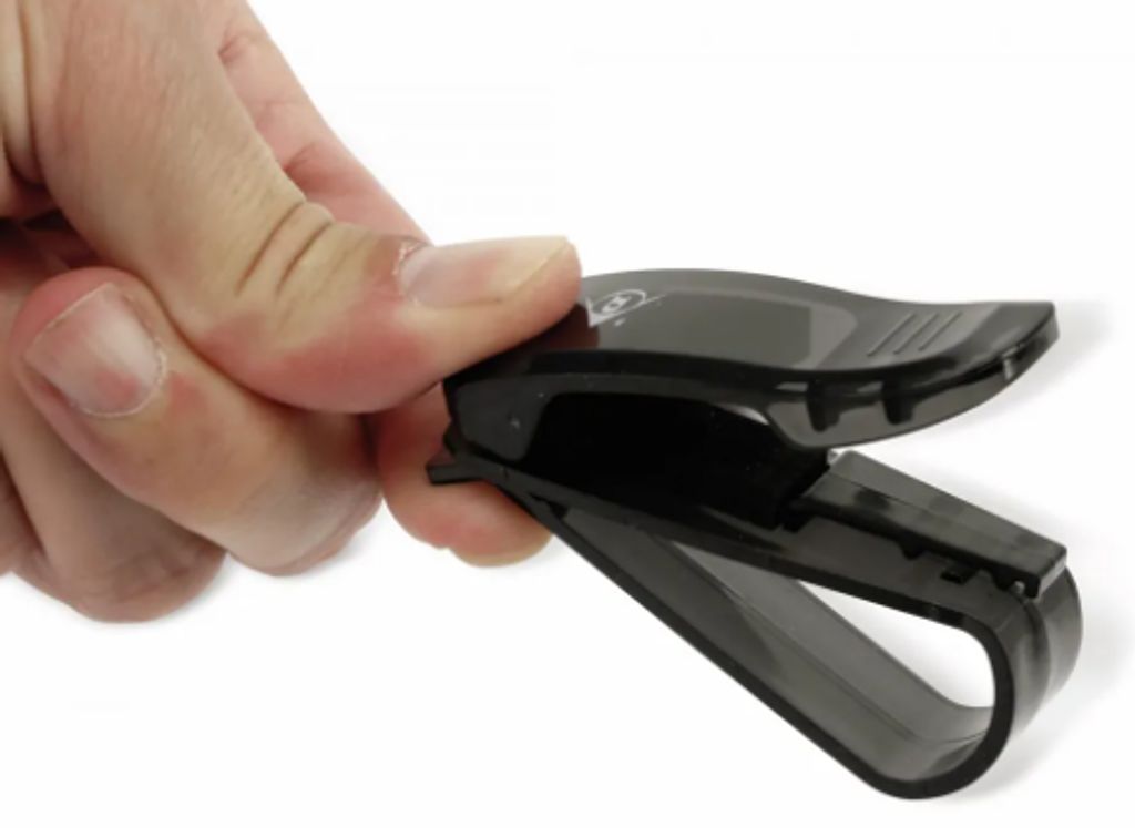 Dunlop glasses clip sun visor