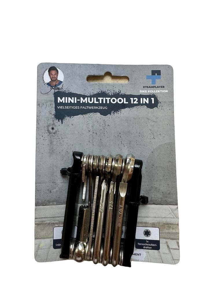 Teamplayer Mini Multitool 12in1 Versatile Folding Tool