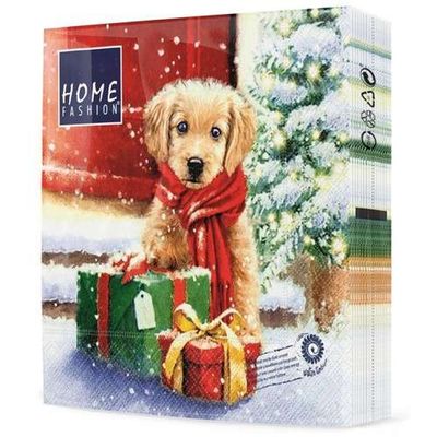 Carl Dietrich Christmas Napkins "Little Puppy"