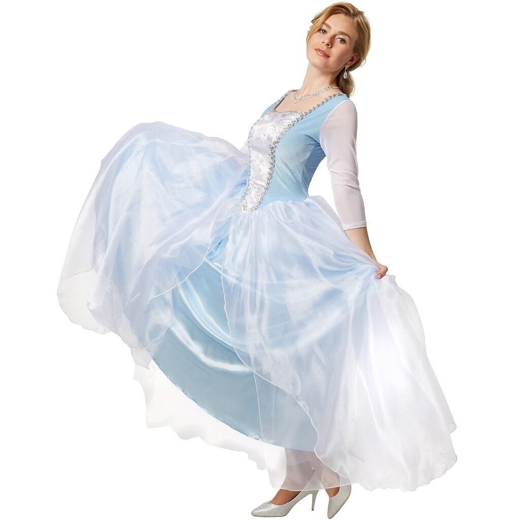 Dress for fun Frauenkostüm "Cinderella Prinzessinnenkleid"