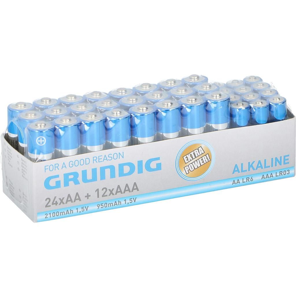 Grundig Alkaline-Batterien-Set