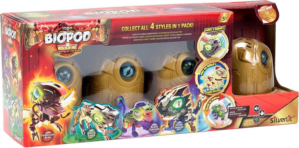 Silverlit BIOPOD Dinosaurier 4-er Set