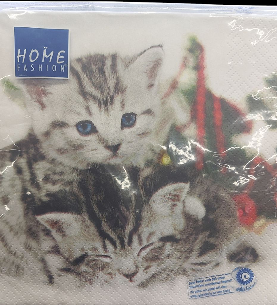 Carl Dietrich Servietten Weihnachten " X-Mas Katzenbaby"