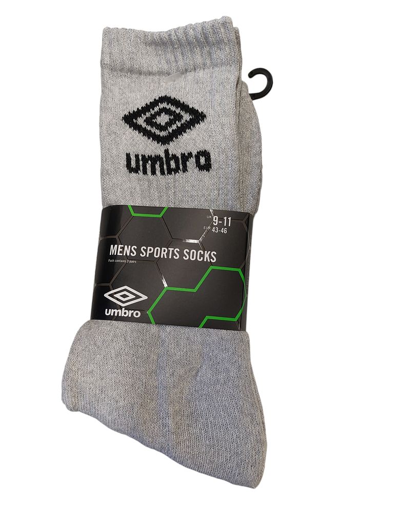 Umbro sports socks, 3-pack