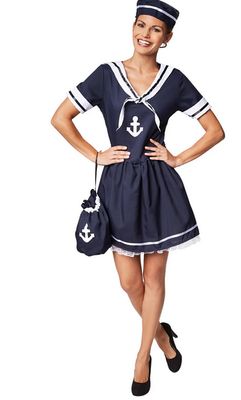 Dress for fun Kostüm"Seemanns-Frau"