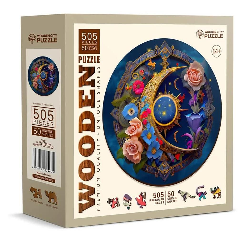 Wooden City Wood XL Flower Moon