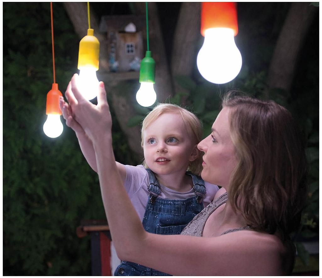 Handy Lux Colors kabellose LED Lampen 4er Set